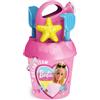 ODS- Sunday Barbie Set Mare XL con Secchiello 19 cm, Paletta, Rastrello e Annaffiatoio, Giochi da Spiaggia per Bambini, 44892