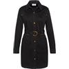 Schott NYC Robjoyawx Vestito, Nero, L Donna