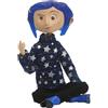 NECA CORALINE ACTION DOLL FIGURE IN STAR SWEATER 18 CM NEW NUOVA