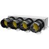 Tecnosystemi - Proair Pack rf Ambra 4L Plenum Coibentato con serrande motorizzate da 150 a 4 Zone Per Condizionatore Canalizzato