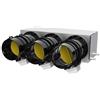 Tecnosystemi - Proair Pack Cab Silver 3L Plenum Coibentato con serrande motorizzate da 150 a 3 Zone Per Condizionatore Canalizzato