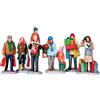 Lemax holiday shoppers, set of 6