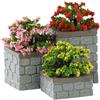 Lemax flower bed boxes, set of 3