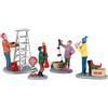 Lemax Getting ready to decorate, set of 4