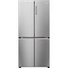 Haier Frigorifero Americano Side by Side Capacità 467 Litri Classe Energetica D colore Inox Cube 83 Serie 7 - HCR7818DNMM