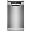 Bosch Lavastoviglie Slim 10 Coperti Classe B Libera Installazione 45 cm colore Acciaio Spazzolato Anti-Impronta - SPS6YMI14E Serie 6