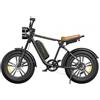 ENGWE M20 20*4.0'' Bicicletta elettrica pneumatici grassi, motore brushless 750W, velocità massima 45km/h - Nero