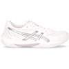 ASICS Gel-Rocket 12 Scarpa Da Pallavolo In Mesh Ed Ecopelle Bianco Argento - Donna - Bianco Argento