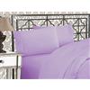 Elegant Comfort Lussuoso set di lenzuola 1500 in microfibra di qualità alberghiera di prima qualità, tre linee ricamate, morbide, 4 pezzi, resistente alle pieghe e allo sbiadimento, per letto