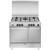 Glem Gas Cucina a Gas Glem Gas UR965VI: 5 Fuochi, Forno Ventilato, Acciaio Inox