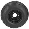Voluxe Pneumatico 145/70-6, Pneumatico Flessibile in Lega d'Acciaio ATV Tubeless Gomma Universale per Go Kart UTV Quad Bike 4 Ruote