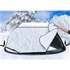 CARALL Telo Parabrezza Antighiaccio, Protezione Copri Parabrezza Auto per Inverno e Estate, Copertura Antigelo e Parasole per Auto (225X90cm)