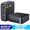 Huidun H20 Mini PC Intel 12th 16GB RAM 512GB SSD Win 11 Pro WIFI 6 Mini Computer