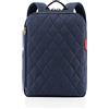 Reisenthel CJ4110 CLASSIC BACKPACK M RHOMBUS MIDNIGHT GOLD Borsa sportiva Donna RHOMBUS MIDNIGHT GOLD Taglia Unica