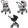 Chicco - Chicco Trio Seety Florence Beige con Seggiolino Auto Kory Essential Black