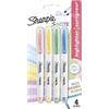 Sharpie S-Note evidenziatore colorati creativi | pennarelli per scrivi disegna e molto altro | Colori assortiti | Punta a scalpello | 4 pezzi