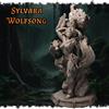 Miniatura 75mm Fantasy Wolf Song da dipingere