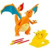 JAZWARES Pokémon Interactive Deluxe Action Figura Charizard 15 Cm Jazwares