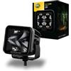 HELLA 1FA 358 176-861 LED-Faro di profondità, Black Magic Cube 3.2, 12/24V, Montaggio, esterno/avvitato, Illuminazione a lungo raggio, Cavo 500mm, Spina Spina DEUTSCH