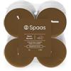 Spaas - Lumini profumati maxi, confezione da 8 pezzi, 10 ore - Warm Wonder