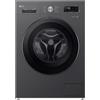 LG Lavatrice Smart Libera Installazione Caricamento Frontale LG F4NX1009NMB 9kg Classe A 1400 giri Black