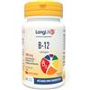 LongLife® B12 1000 mcg | Vitamina B12 | Formula esclusiva sublinguale ad alto dosaggio | Elevato assorbimento | 2 mesi di trattamento | 60 tavolette | Vegano e senza glutine