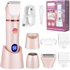 Cozary Rasoio Elettrico Donna 3 in 1 Depilatore Corpo Impermeabile | Uso Secco e Bagnato, Per Viso, Per Corpo, Per Sopracciglia, Per Inguine