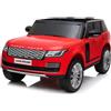 Piston Car Auto Elettrica Bambini 4x4 Range Rover Rosso Display Touch Telecomando