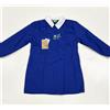Nazareno Gabrielli Grembiule scuola elementare blu bambino Nazareno Gabrielli Made in Italy ricamo Football 0803