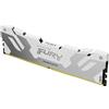 Kingston FURY Renegade DDR5 Argento/Bianco XMP 16GB 6400MT/s CL32 DIMM Memoria Gaming per Computer - KF564C32RW-16