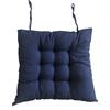 AGDLLYD Cuscini di Seduta Cuscino Sedia 40x40x5cm per Interno ed Esterno - Molti Colori - Imbottitura Spessa Cuscino Trapuntato/Cuscino per Pavimento (Blu Scuro)