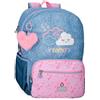 Enso Dreamer Zaino per bambini, zaino per la scuola, realizzato in poliestere, ruote doppie a rotazione multidirezionale, molteplici modi per usarlo, blu, PC-Rucksack, Zaino PC