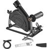 SGZQKZ Kit de Soporte para Amoladora Angular 100-125 mm, Accesorios para Amoladora Angular, Ángulo Ajustable y Profundidad de Corte de 0-40 mm