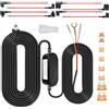 Gebildet Kit di Cablaggio per Dash Cam, Mini Caricabatteria per Dash Cam,Kit di Cablaggio per Protezione da Bassa Tensione da 12-24V CC a 5V/2.5A,Sorveglianza di Parcheggio 24 Ore Su 24 Con Fusibile