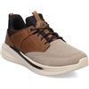 Skechers USA Men's Sneaker Slade-Breyer, Nero/Grigio, 11 X-Wide