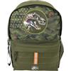 CYPBRANDS - Jurassic World, Zaino per ragazzi, Adattabile all'auto, Zaino scolastico, Materiale scolastico, Colore verde, Prodotto ufficiale