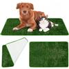 GOEDCH Tappeto Erboso Artificiale cane 50×70cm Erba Finta per Addestramento, Vasino, Letto in Erba Sintetica per Patio, Interni, Esterni