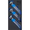 BGS 74259 | Modulo per carrelli portautensili 1/3: Serie di chiavi ad angolo | extra lunghe | profilo a T (per Torx), profilo a T (per Torx) con alesatura, esagono interno | 27 pz.
