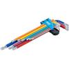 BGS 74459 | Serie di chiavi ad angolo | multicolore | extra lunghe | profilo a T (per Torx) T10 - T50 | 9 pz.