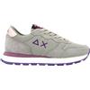 SUN68 Ally Solid Nylon, Scarpe da Ginnastica Donna, Grigio Medio, 36 EU