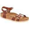 BIRKENSTOCK KUMBA COGNAC WAXY LEATHER Sandali Donna