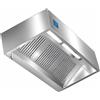 Ristotecno Cappa aspirante Cubica a parete con motore , regolatore e illuminazione a led - prof. 90 cm. [PRONTA CONSEGNA] - 250x90x45H