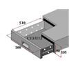 FORCAR-COLD C13-FC Set di 3 cassetti per banchi refrigerati