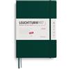 LEUCHTTURM1917 372757 Agenda settimanale Composition (B5) 2026, verde foresta, inglese