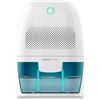 MONHOUSE Deumidificatore Da 600ml Assorbiumidita Portatile, Compatto E Silenzioso - Mini Deumidificatore D'aria per Casa, Camera Da Letto, Auto, Ufficio, Garage, Roulotte E Cantina - Rimuove Muffa