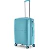 Ciak Roncato Trolley Medio M Cosmo Mosaic Blue - Valigia Rigida in Polipropilene Leggero con 4 Ruote pivotanti e Chiusura con lucchetto TSA - Bagaglio M 43x64x26-29cm Espandibile