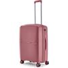 Ciak Roncato Roncato Ciak Cosmo Trolley Medio Baroque Rose - Bagaglio in Polipropilene Leggero con 4 Ruote pivotanti e Chiusura TSA - Valigia Espandibile TagliaM, misure: 43x64x26-2 9cm
