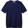 Diana Studio T-Shirt in Cotone Fresco Maglia, Blue Navy, XXL Uomo