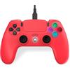 Freaks and Geeks - Wired Controller for PS4 with 3M Cable - Red
