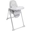 ARTSANA Chicco Polly Armonia Seggiolone Pappa per Bambini Colore Steel